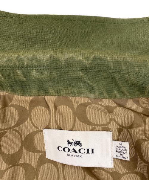 COACH（コーチ）COACH (コーチ) カジュアルミリタリー ジャケット グリーン サイズ:Mの古着・服飾アイテム