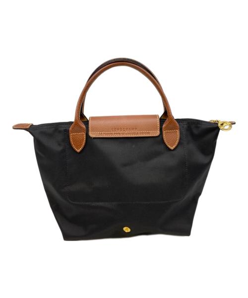 LONGCHAMP（ロンシャン）LONGCHAMP (ロンシャン) プリアージュ ブラック×ブラウンの古着・服飾アイテム