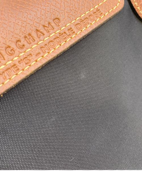 LONGCHAMP（ロンシャン）LONGCHAMP (ロンシャン) プリアージュ ブラック×ブラウンの古着・服飾アイテム
