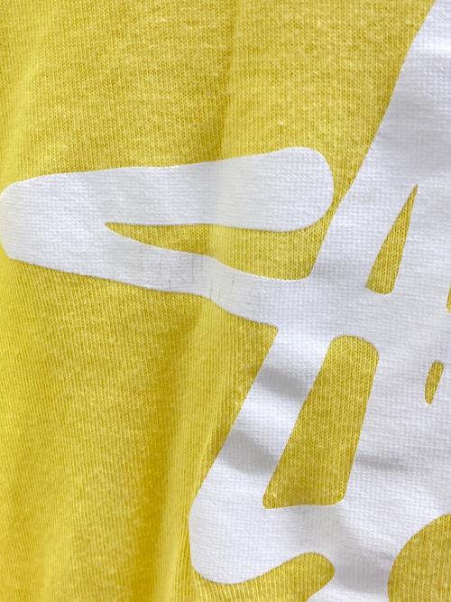 stussy（ステューシー）stussy (ステューシー) 半袖カットソー イエロー サイズ:Sの古着・服飾アイテム
