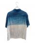 stussy (ステューシー) Dice Painting Open Collar Shirt ブルー×ホワイト サイズ:L：9000円