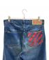 中古・古着 BAPE BY A BATHING APE (ベイプバイアベイシングエイプ) Damaged Paint Jeans インディゴ サイズ:M：12000円