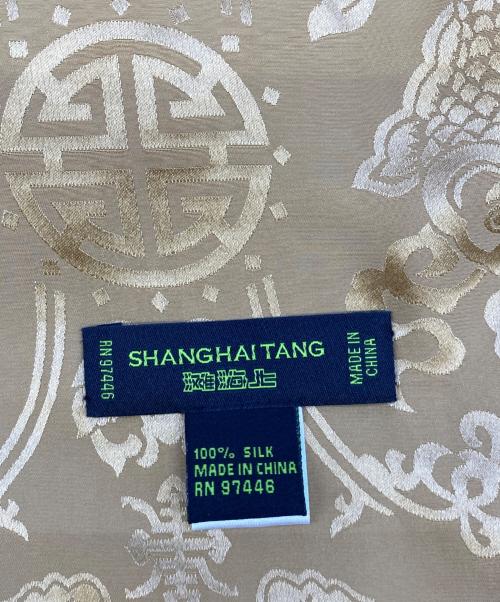 Shanghai Tang（シャンハイタン）Shanghai Tang (シャンハイタン) ストール ゴールド×ブラックの古着・服飾アイテム