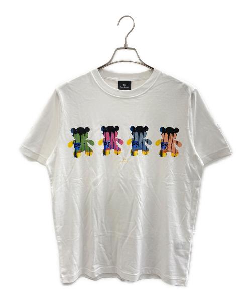 PAUL SMITH（ポールスミス）PAUL SMITH (ポールスミス) 半袖カットソー ホワイト サイズ:Lの古着・服飾アイテム