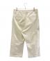 STUDIO NICHOLSON (スタジオ ニコルソン) TOME PEACHED COTTON TWILL WIDE LEG SKATER PANTS アイボリー サイズ:L：11000円