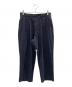 BLURHMS（ブラームス）の古着「Searsucker Curve Front Slacks」｜ネイビー