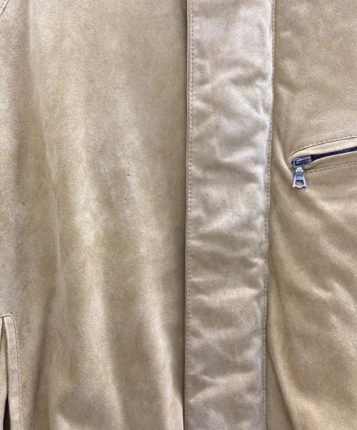 SERAPHIN（セラフィン）SERAPHIN (セラフィン) 比翼スタンドカラーブルゾン キャメル サイズ:不明の古着・服飾アイテム