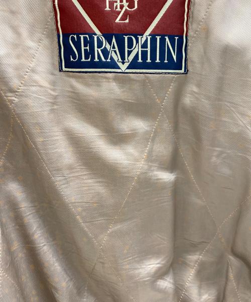 SERAPHIN（セラフィン）SERAPHIN (セラフィン) 比翼スタンドカラーブルゾン キャメル サイズ:不明の古着・服飾アイテム