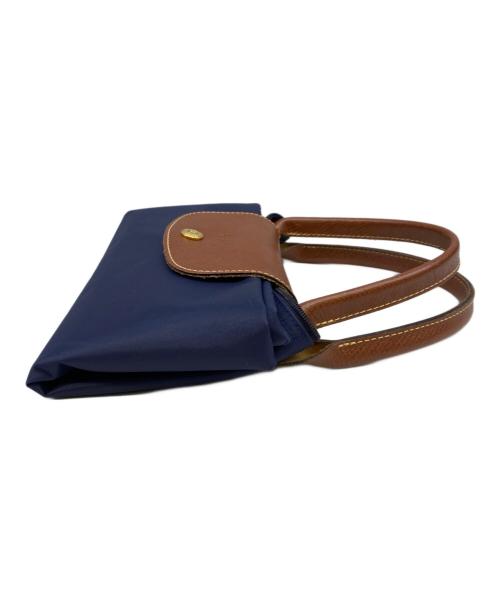LONGCHAMP（ロンシャン）LONGCHAMP (ロンシャン) ハンドバッグ ネイビーの古着・服飾アイテム