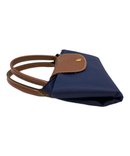 LONGCHAMP（ロンシャン）LONGCHAMP (ロンシャン) ハンドバッグ ネイビーの古着・服飾アイテム