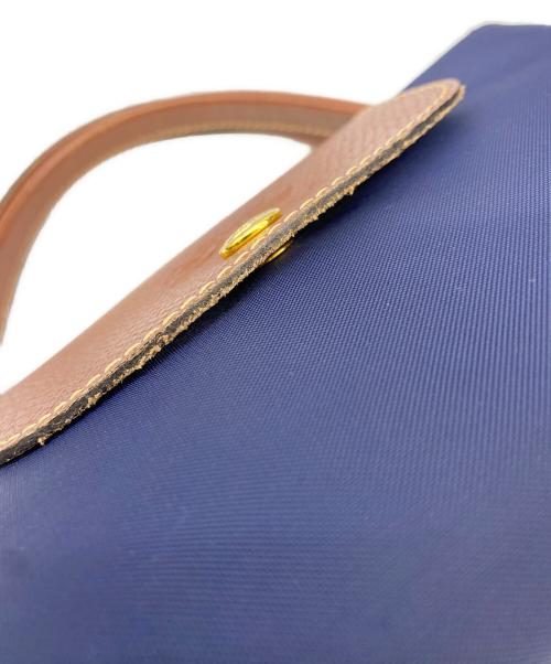 LONGCHAMP（ロンシャン）LONGCHAMP (ロンシャン) ハンドバッグ ネイビーの古着・服飾アイテム