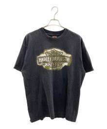 HARLEY-DAVIDSON（ハーレーダビッドソン）の古着「半袖カットソー」｜ブラック