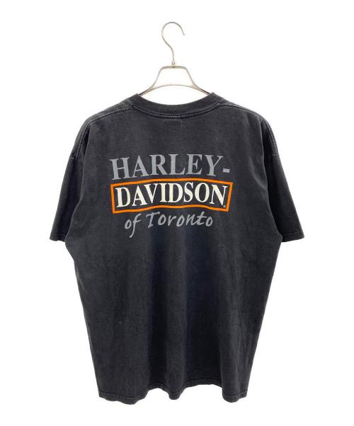 HARLEY-DAVIDSON（ハーレーダビッドソン）HARLEY-DAVIDSON (ハーレーダビッドソン) 半袖カットソー ブラック サイズ:XLの古着・服飾アイテム