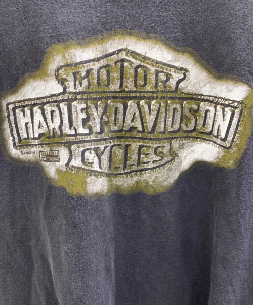 HARLEY-DAVIDSON（ハーレーダビッドソン）HARLEY-DAVIDSON (ハーレーダビッドソン) 半袖カットソー ブラック サイズ:XLの古着・服飾アイテム