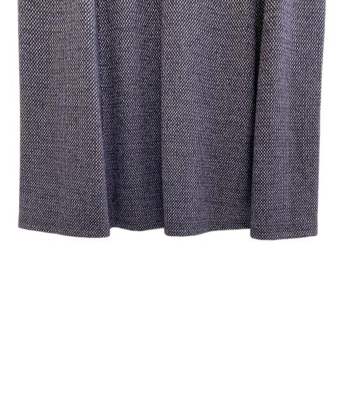 COUP DE CHANCE（クードシャンス）COUP DE CHANCE (クードシャンス) ウール混カシュクールワンピース ネイビー サイズ:38の古着・服飾アイテム