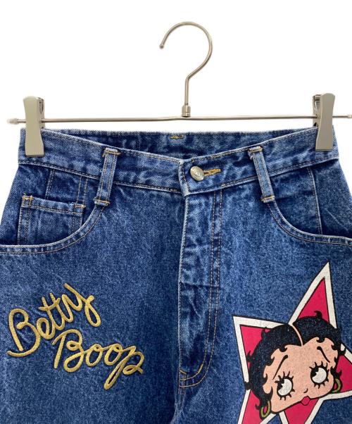 BETTY BOOP（ベティー・ブープ）BETTY BOOP (ベティー・ブープ) デニムパンツ インディゴ サイズ:W63cmの古着・服飾アイテム