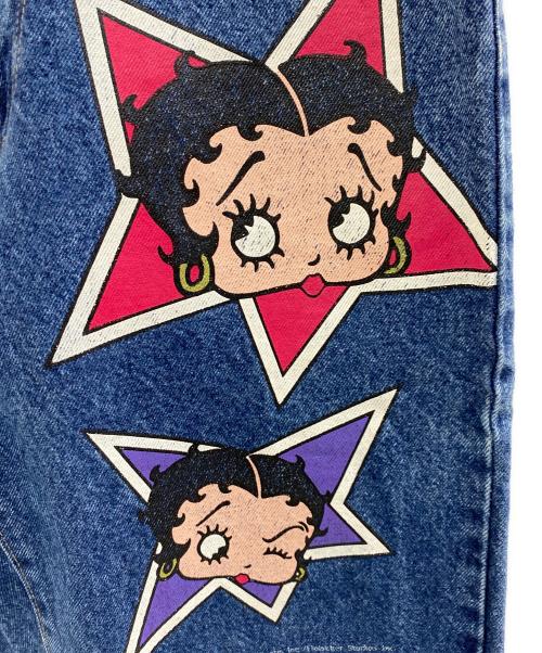 BETTY BOOP（ベティー・ブープ）BETTY BOOP (ベティー・ブープ) デニムパンツ インディゴ サイズ:W63cmの古着・服飾アイテム