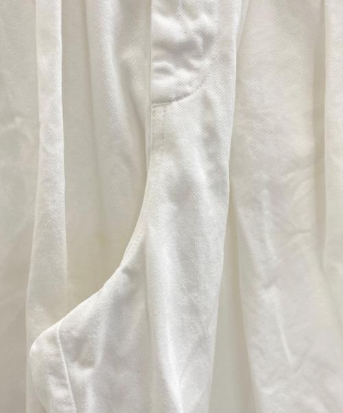 HARVESTY（ハーベスティー）HARVESTY (ハーベスティー) コットンチノクロスサーカスパン ホワイトの古着・服飾アイテム