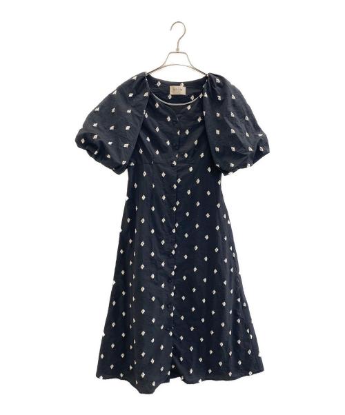 masaco teranishi（マサコテラニシ）masaco teranishi (マサコテラニシ) 半袖ワンピース ブラック サイズ:36の古着・服飾アイテム