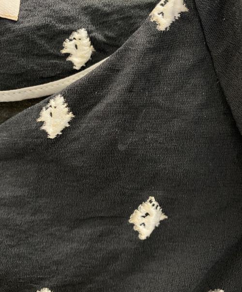 masaco teranishi（マサコテラニシ）masaco teranishi (マサコテラニシ) 半袖ワンピース ブラック サイズ:36の古着・服飾アイテム