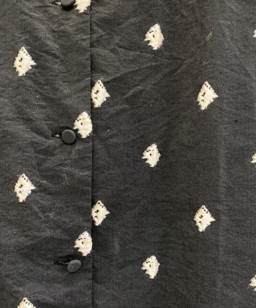 masaco teranishi（マサコテラニシ）masaco teranishi (マサコテラニシ) 半袖ワンピース ブラック サイズ:36の古着・服飾アイテム