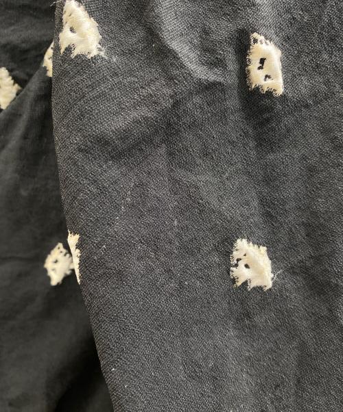 masaco teranishi（マサコテラニシ）masaco teranishi (マサコテラニシ) 半袖ワンピース ブラック サイズ:36の古着・服飾アイテム