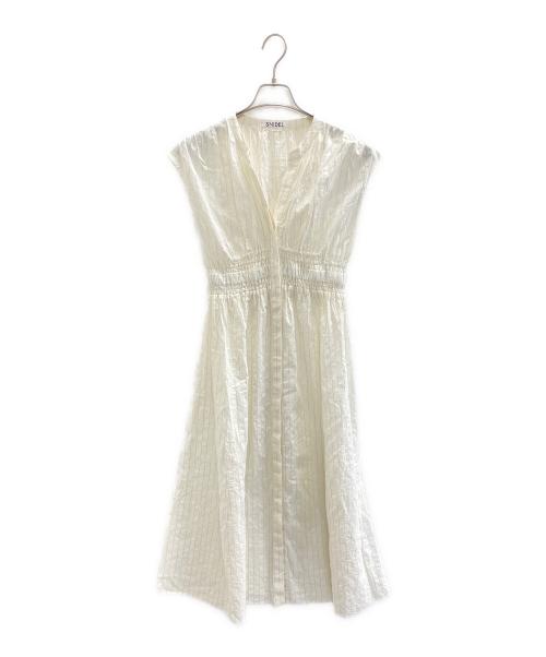 Snidel（スナイデル）Snidel (スナイデル) ノースリーブ・キャミソールワンピース アイボリー サイズ:1の古着・服飾アイテム