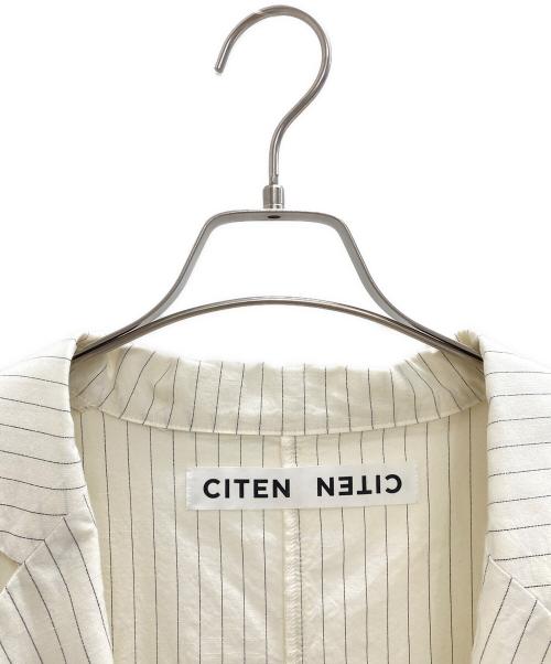 CITEN（シテン）CITEN (シテン) ライトテーラードジャケット ホワイト サイズ:Freeの古着・服飾アイテム