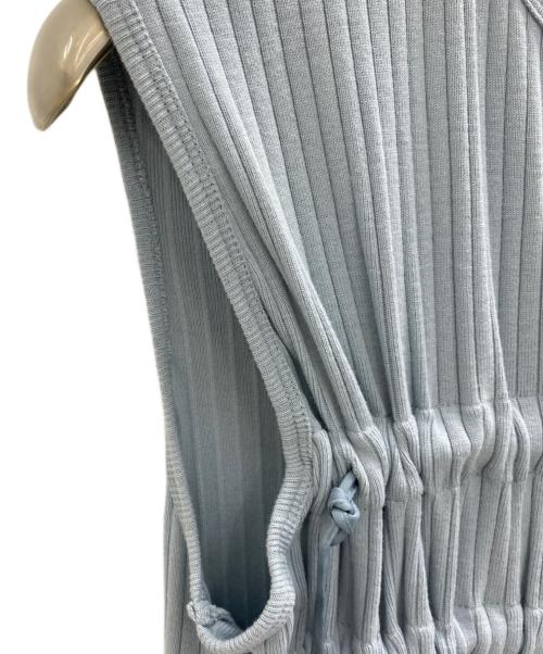 BEAMS（ビームス）BEAMS (ビームス) RIBバックドロストOP ブルー サイズ:Free 未使用品の古着・服飾アイテム