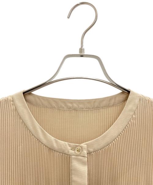 Snidel（スナイデル）Snidel (スナイデル) 20SS ティアードシアープリーツワンピース ベージュ サイズ:1 未使用品の古着・服飾アイテム