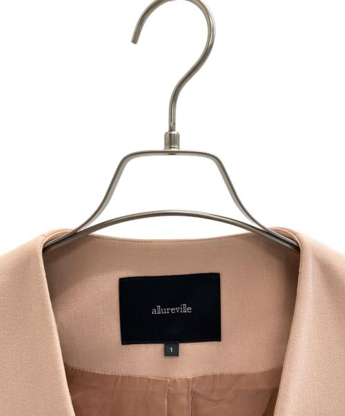 allureville（アルアバイル）allureville (アルアバイル) コート ライトピンク サイズ:1の古着・服飾アイテム