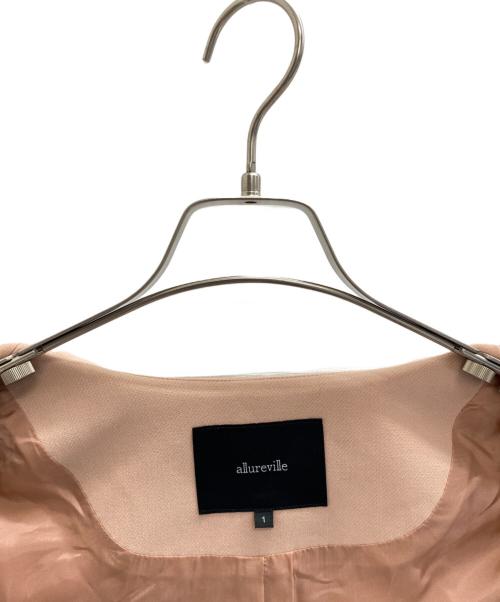 allureville（アルアバイル）allureville (アルアバイル) コート ライトピンク サイズ:1の古着・服飾アイテム