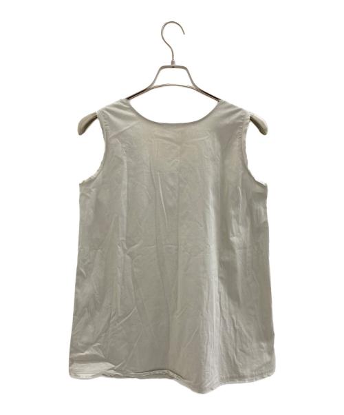 BEARDSLEY（ビアズリー）BEARDSLEY (ビアズリー) ノースリーブシャツ ベージュ サイズ:1の古着・服飾アイテム