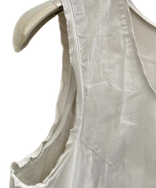 BEARDSLEY（ビアズリー）BEARDSLEY (ビアズリー) ノースリーブシャツ ベージュ サイズ:1の古着・服飾アイテム