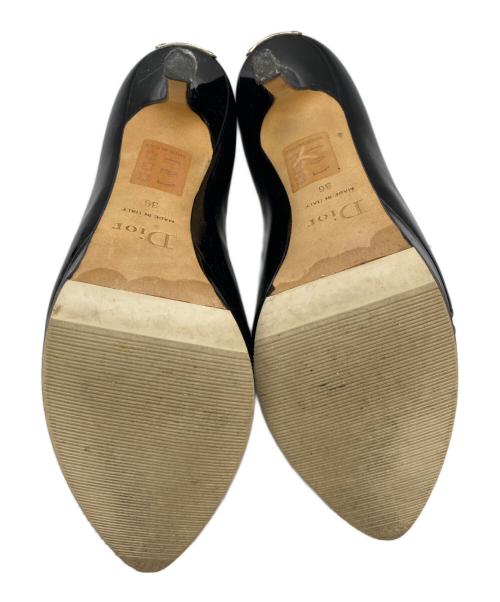 Christian Dior（クリスチャン ディオール）Christian Dior (クリスチャン ディオール) ヒールパンプス ブラック サイズ:36の古着・服飾アイテム