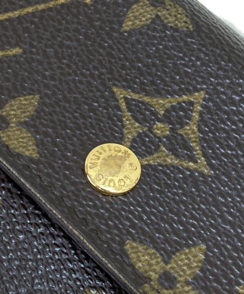 LOUIS VUITTON（ルイ ヴィトン）LOUIS VUITTON (ルイ ヴィトン) モノグラム　ポルトトレゾール エテュイパピエ ブラウンの古着・服飾アイテム