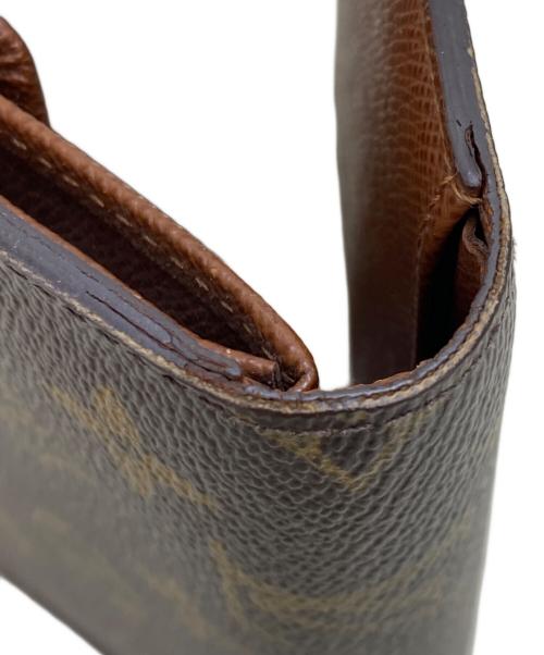 LOUIS VUITTON（ルイ ヴィトン）LOUIS VUITTON (ルイ ヴィトン) モノグラム　ポルトトレゾール エテュイパピエ ブラウンの古着・服飾アイテム