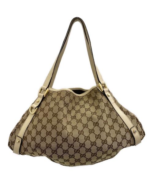 GUCCI（グッチ）GUCCI (グッチ) アビートートバッグ ブラウンの古着・服飾アイテム
