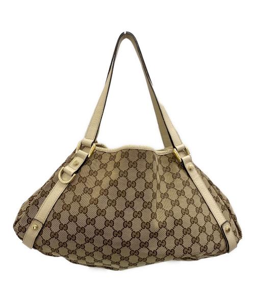 GUCCI（グッチ）GUCCI (グッチ) アビートートバッグ ブラウンの古着・服飾アイテム