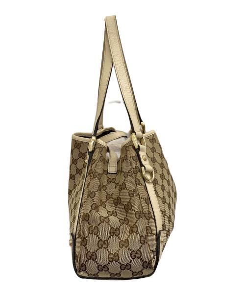 GUCCI（グッチ）GUCCI (グッチ) アビートートバッグ ブラウンの古着・服飾アイテム