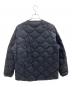 UNIQLO (ユニクロ) WHITE MOUNTAINEERING (ホワイトマウンテ二アニング) キルティングノーカラーダウンジャケット ブラック サイズ:L：4000円