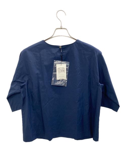 L'EQUIPE（レキップ）L'EQUIPE (レキップ) 半袖ブラウス ネイビー サイズ:38の古着・服飾アイテム