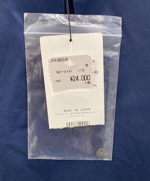 L'EQUIPE（レキップ）L'EQUIPE (レキップ) 半袖ブラウス ネイビー サイズ:38の古着・服飾アイテム