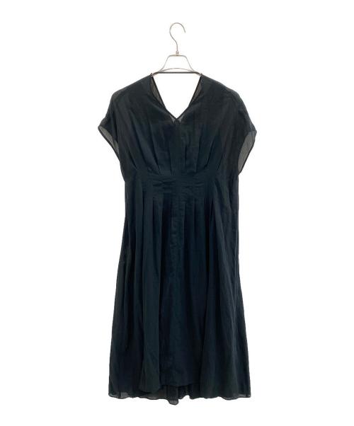 ELENDEEK（エレンディーク）ELENDEEK (エレンディーク) コットンシフォンワンピース ブラック サイズ:M 未使用品の古着・服飾アイテム