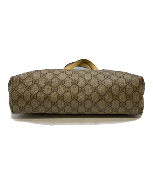 GUCCI（グッチ）GUCCI (グッチ) トートバッグ ブラウン×ベージュの古着・服飾アイテム