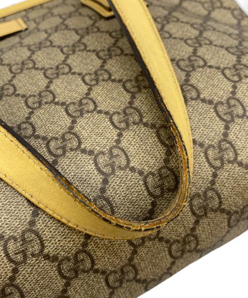 GUCCI（グッチ）GUCCI (グッチ) トートバッグ ブラウン×ベージュの古着・服飾アイテム