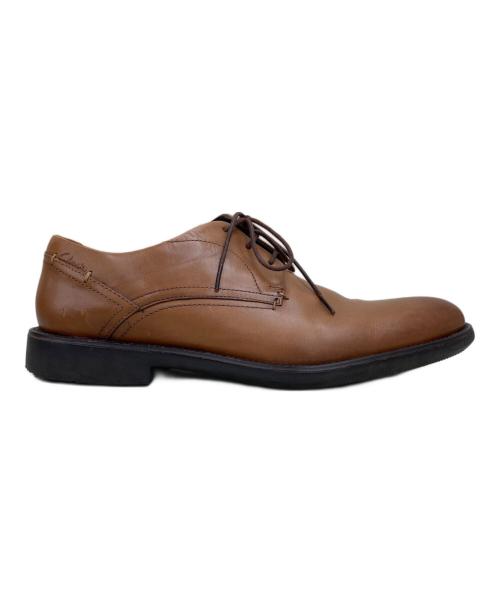 CLARKS（クラークス）CLARKS (クラークス) プレーントゥシューズ ブラウン サイズ:UK7.5の古着・服飾アイテム