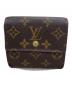 LOUIS VUITTON（ルイ ヴィトン）の古着「ポルトモネ・ビエ・カルトクレディ」｜ブラウン