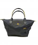 LONGCHAMPロンシャン）の古着「ナイロントートバッグ」｜グレー×イエロー