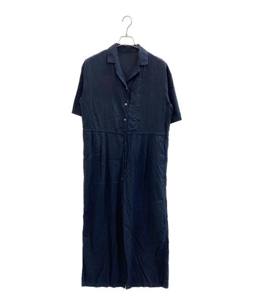 SLOBE IENA（スローブ イエナ）SLOBE IENA (スローブ イエナ) 25SS ハーフスリーブオールインワン ネイビー サイズ:38の古着・服飾アイテム